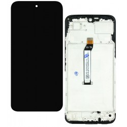 Дисплей для Xiaomi Poco M7 4G, Redmi 15 4G, чёрный, с рамкой, High Quality, 165mm, Global version