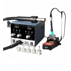 Паяльная станция прецизионная Kaisi 8624P-115, фен 100C - 450C, паяльника стандарта JBC 115, 6 каналов памяти, 800W, 200 C - 500 C