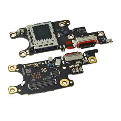 Шлейф для Xiaomi 13 Lite, коннектора зарядки, с компонентами, Original (PRC), плата зарядки
