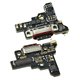 Шлейф для Xiaomi 13T, 13T Pro, коннектора зарядки, с компонентами, High Quality, плата зарядки