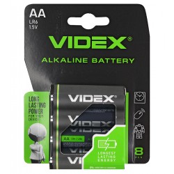 Батарейка Videx Alkaline, LR06 AA, по 8 шт, блістер