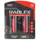 Аккумуляторная батарейка Rablex Rechargable R6 AA 600 мАч, 2 шт