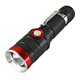 Фонарик BL-736-ТG(RED) (1-режим, КРАСНЫЙ) (micro USB, 1х18650, zoom, зажим)