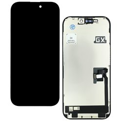 Дисплей для Apple iPhone 16 Pro, чорний, з сенсорним екраном, з рамкою, High quality, GX-IN CELL