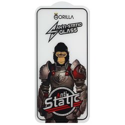 Защитное стекло для Google Pixel 8, Full Glue, Gorilla Anti-Static, 0.3 мм, черное