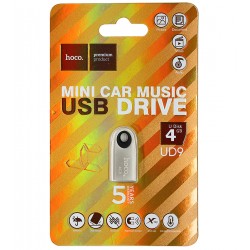 Флешка 4 ГБ Hoco UD9, USB 2.0, срібляста