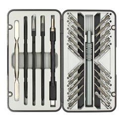 Набір інструментів Aida A-8820A 26в1 (ручка, 20 біт, гнучкий подовжувач, 2 лопатки, 2 пінцети)