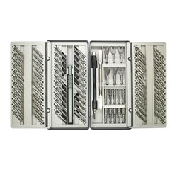 Набір інструментів Aida A-8891 91в1 (ручка, 88 біт, гнучкий подовжувач, лопатка)