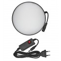 Підсвітка нижня Aida LED-130, з регулюванням яскравості, для мікроскопів, d=130 мм, AC 220V