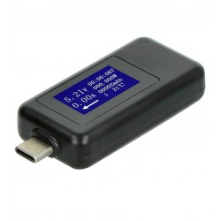 USB тестер Keweisi KWS-1802C , DC-4-30В, ток 0-5.1A (замеряет емкость батареи) Charger Doctor