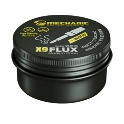 Флюс на основе канифоли Mechanic X9 20 гр, высокоактивный, безотмывочный, янтарный