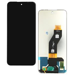 Дисплей для Infinix Hot 60i (X6730), Tecno Spark 40 (KM5), Spark 40C (KM4k), Spark Go 2 (KM4), чёрный, без рамки, оригинал (PRC)