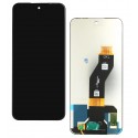 Дисплей для Infinix Hot 60i (X6730), Tecno Spark 40 (KM5), Spark 40C (KM4k), Spark Go 2 (KM4), чорний, без рамки, оригінал (PRC)