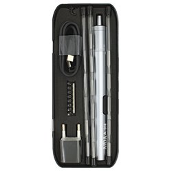 Акумуляторна викрутка Aida A-012 з LED-підсвіткою та регулюванням крутного моменту (24 біти, 5В, 1.1А, USB-Type-C)