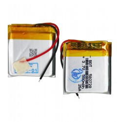 Аккумулятор 582728, 26 мм, 27 мм, 5,4 мм, Li-ion, 3,7 B, 500mAh, с контроллером