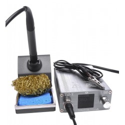 Паяльна станція прецизійна Aida T12-X (паяльник T12, 3 канали пам'яті, 75 Вт, 120–480 °C)