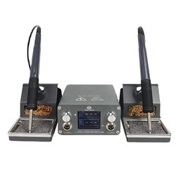 Паяльная станция прецизионная OSS TEAM ST91+ (2 паяльника стандарта T12: прямой и изогнутый конус; 4 канала памяти, 150W, 80C - 400C)