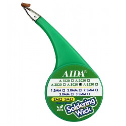 Лента-оплетка для выпаивания Aida A-3020, ш. 3 мм, д. 2 м