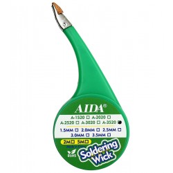 Лента-оплетка для выпаивания Aida A-3520, ш. 3,5 мм, д. 2 м