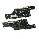Шлейф для ZTE Blade A72S, конектора зарядки, з компонентами, High Quality, (плата зарядки)