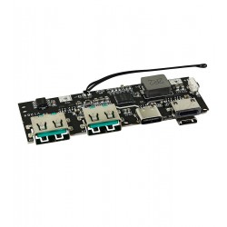 Модуль power bank qc4.0 qc3.0 led dual usb 5v 4.5a 22.5w fast charging