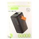 Power bank Borofone BJ66B Magnifico 60000 мАг |2USB/Type-C, PD/QC, 22.5W| (чорний)
