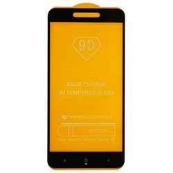 Захисне скло для Xiaomi Redmi 4A, Redmi 4X, Redmi 5A, Redmi Go, сумісне з чохлами, Full Glue, без упаковки, чорне