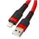 Кабель Lightning – USB, Borofone BU35, 1,2 метри, 2,4А, червоний