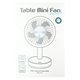Вентилятор 8895 настільний Type-C 9.0*10.3*17.8 см (білий)