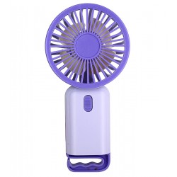Вентилятор ручний RL 07 вбудований 3,7V акумулятор Type-C 6,4*4,1*13,2 см (Бузковий)