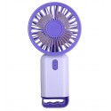 Вентилятор ручний RL 07 вбудований 3,7V акумулятор Type-C 6,4*4,1*13,2 см (Бузковий)