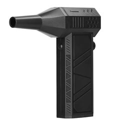 Турбовентилятор портативный X6, аккумулятор 2×4000 мА·ч, для обдува и очистки, черный