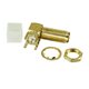 Гнездо SMA-KWE-13T female гнездо на плату 90°