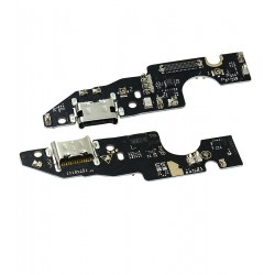 Шлейф для ZTE Nubia Neo 2 5G (Z2352N), коннектора зарядки, с компонентами, High Quality, (плата зарядки)
