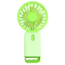Вентилятор ручний RL 07 вбудований 3,7V акумулятор Type-C 6,4*4,1*13,2 см (зелений)