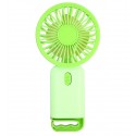 Вентилятор ручний RL 07 вбудований 3,7V акумулятор Type-C 6,4*4,1*13,2 см (зелений)