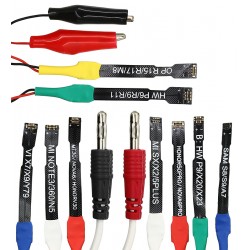 Кабелі для блоків живлення OSS TEAM W117 з крокодилами та роз’ємами для підключення плат (Huawei, OPPO, VIVO, Xiaomi, Samsung)