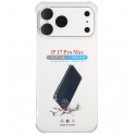 Чехол для Apple iPhone 17 Pro Max, силиконовый, противоударный, прозрачный