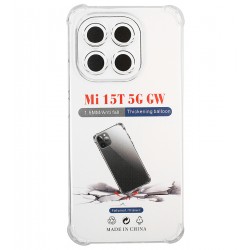 Чохол для Xiaomi 15T, силіконовий, протиударний, прозорий