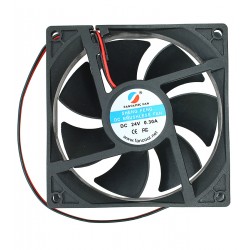 Вентилятор 92х92х25мм 24V SF9225SH24-A (2 провода)