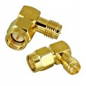 Переходник SMA male - RP-SMA female 90 