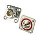 Перехідник N/SMA-KKF N female – SMA female IP67 25×25 мм
