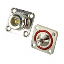 Перехідник N/SMA-KKF N female SMA female IP67 25 25 мм