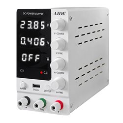 Лабораторный блок питания Aida AD-3010W 30V 10A, импульсный, цифровая индикация, USB 5V, 2A