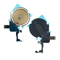 Шлейф для Apple iPhone 15 Pro Max, c вспышкой, микрофоном и беспроводной зарядки