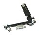 Шлейф для Apple iPhone 16, коннектора зарядки, белый, с микрофоном, High Quality
