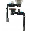 Шлейф для iPhone 16 Pro, коннектора зарядки, золотой, с микрофоном, High Quality
