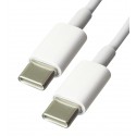 Кабель Type-C - Type-C PD 60W, Cable Onyx, білий, 1 метр