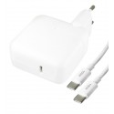 Зарядний пристрій для Apple, 30W, USB-C Type-C на Type-C, білий