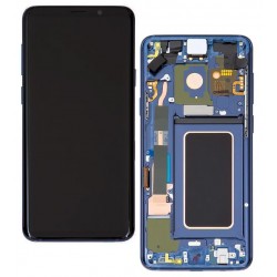 Дисплей для Samsung G965F Galaxy S9 Plus, синий, с сенсорным экраном, с рамкой, Original (PRC), original glass